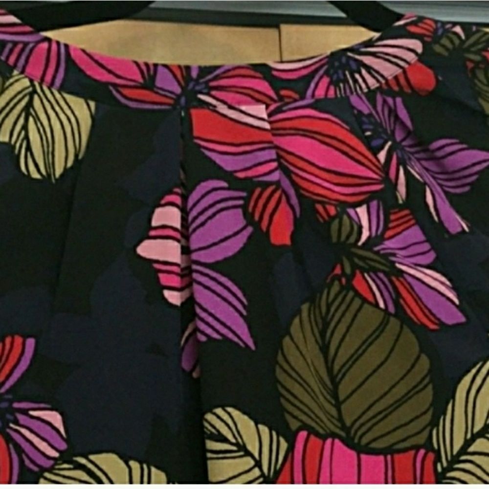Trina Turk Shirley Floral silk Dress - Picture 4 of 5